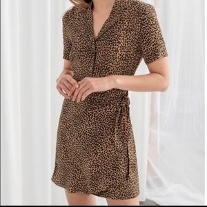 NWT Leopard Wrap Dress